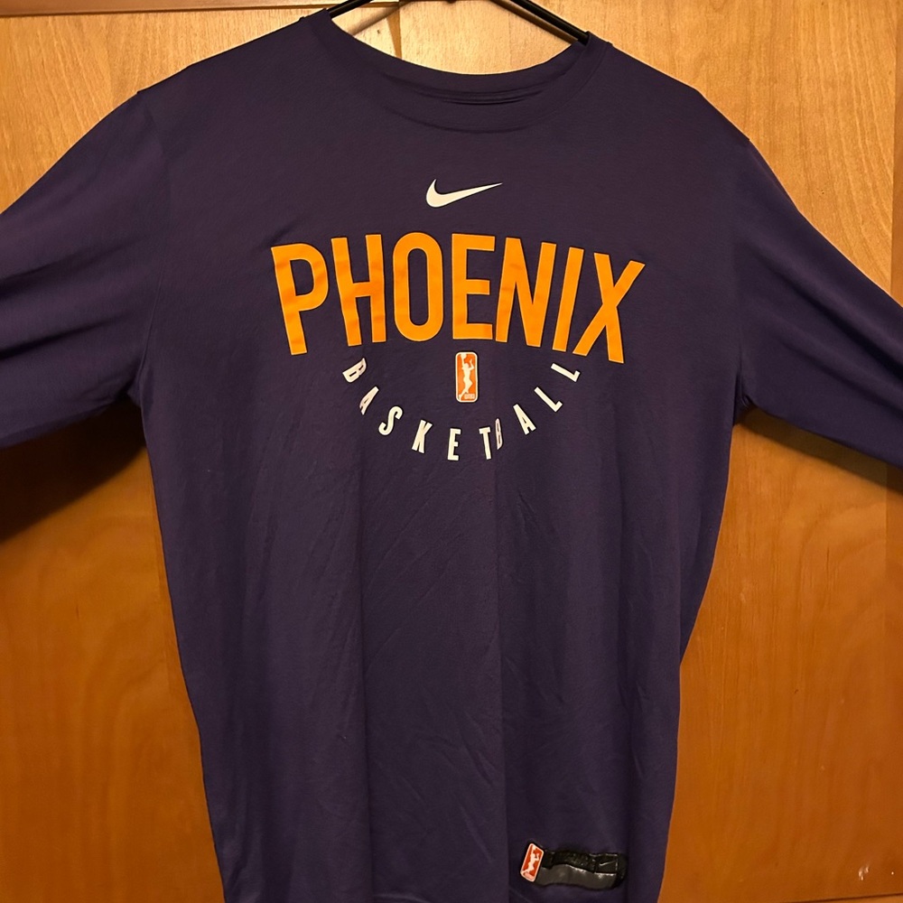 Nike Men's Purple Phoenix Basketball Long Sleeve Tee